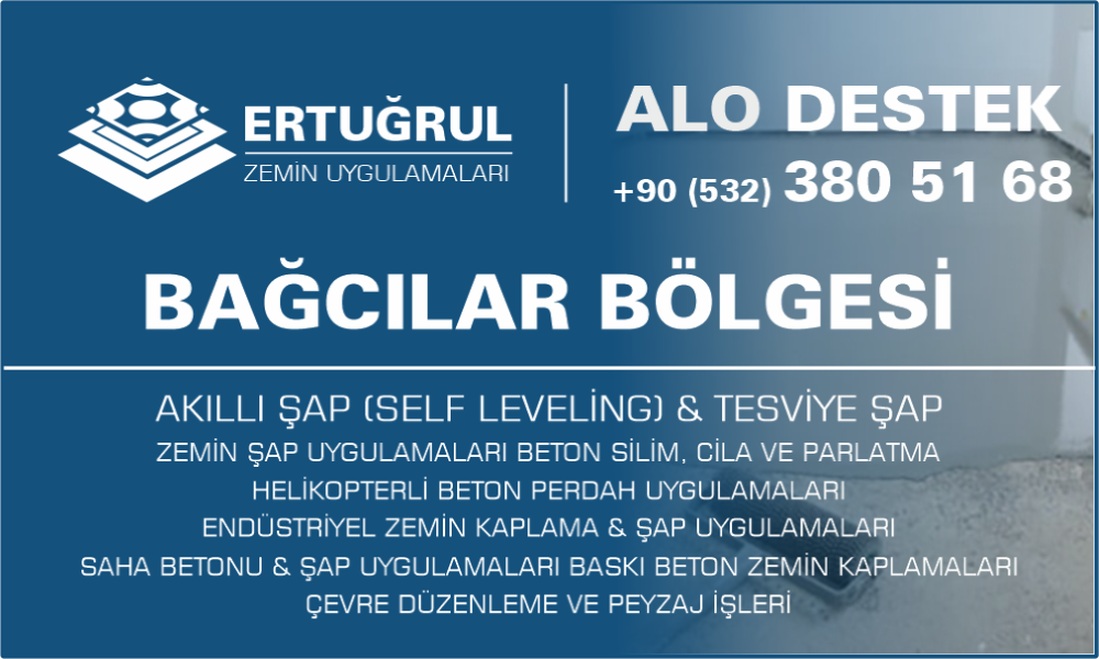 Bağcılar Şap Zemin Uygulamaları Self Leveling Tesviye Şap