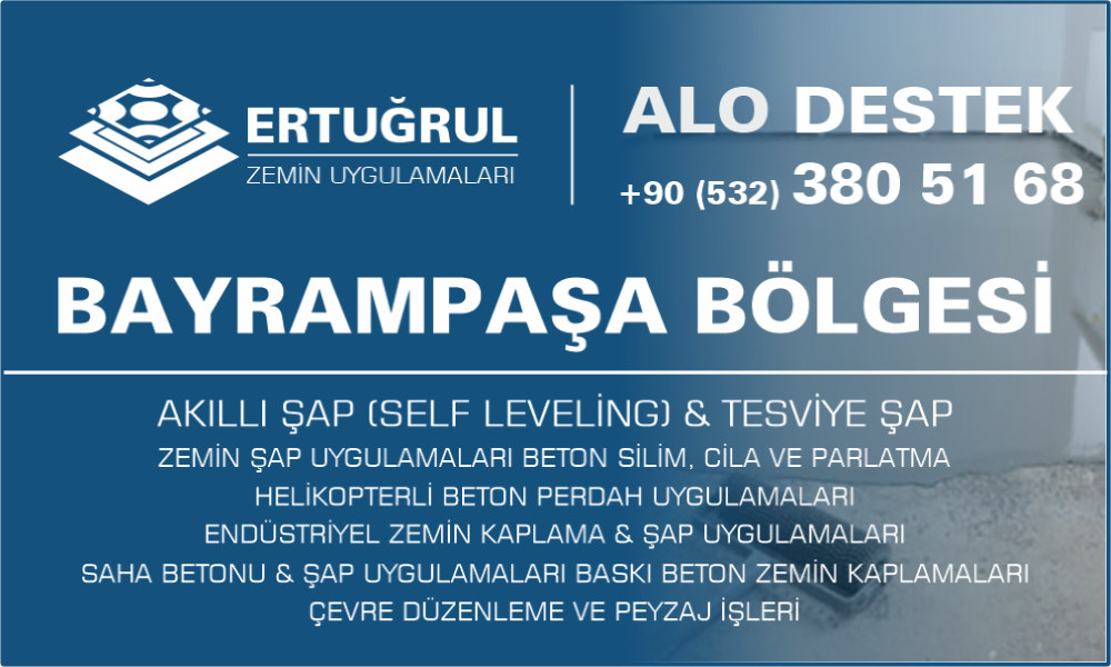 Bayrampaşa Şap Zemin Uygulamaları Self Leveling Tesviye Şap