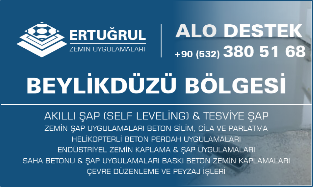 Beylikdüzü Şap Zemin Uygulamaları Self Leveling Tesviye Şap