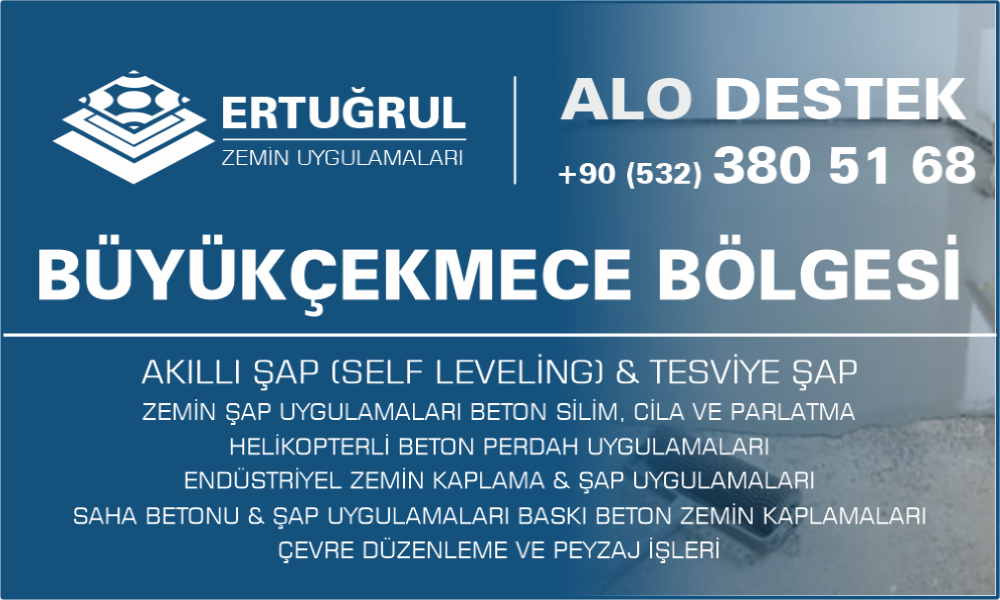 Büyükçekmece Şap Zemin Uygulamaları Self Leveling Tesviye Şap